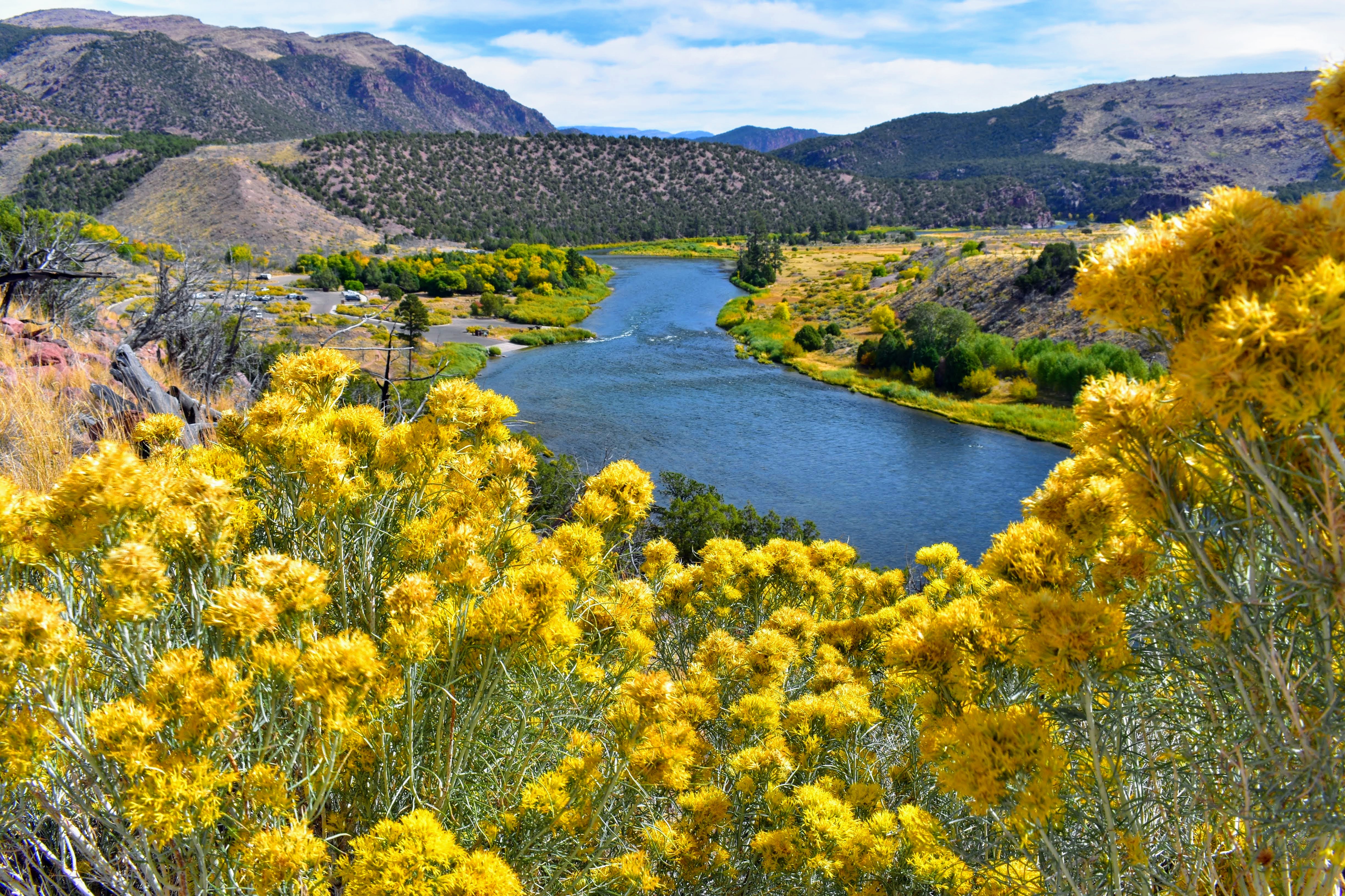 View from overlook - Little Hole, Green River, Dutch John, UT