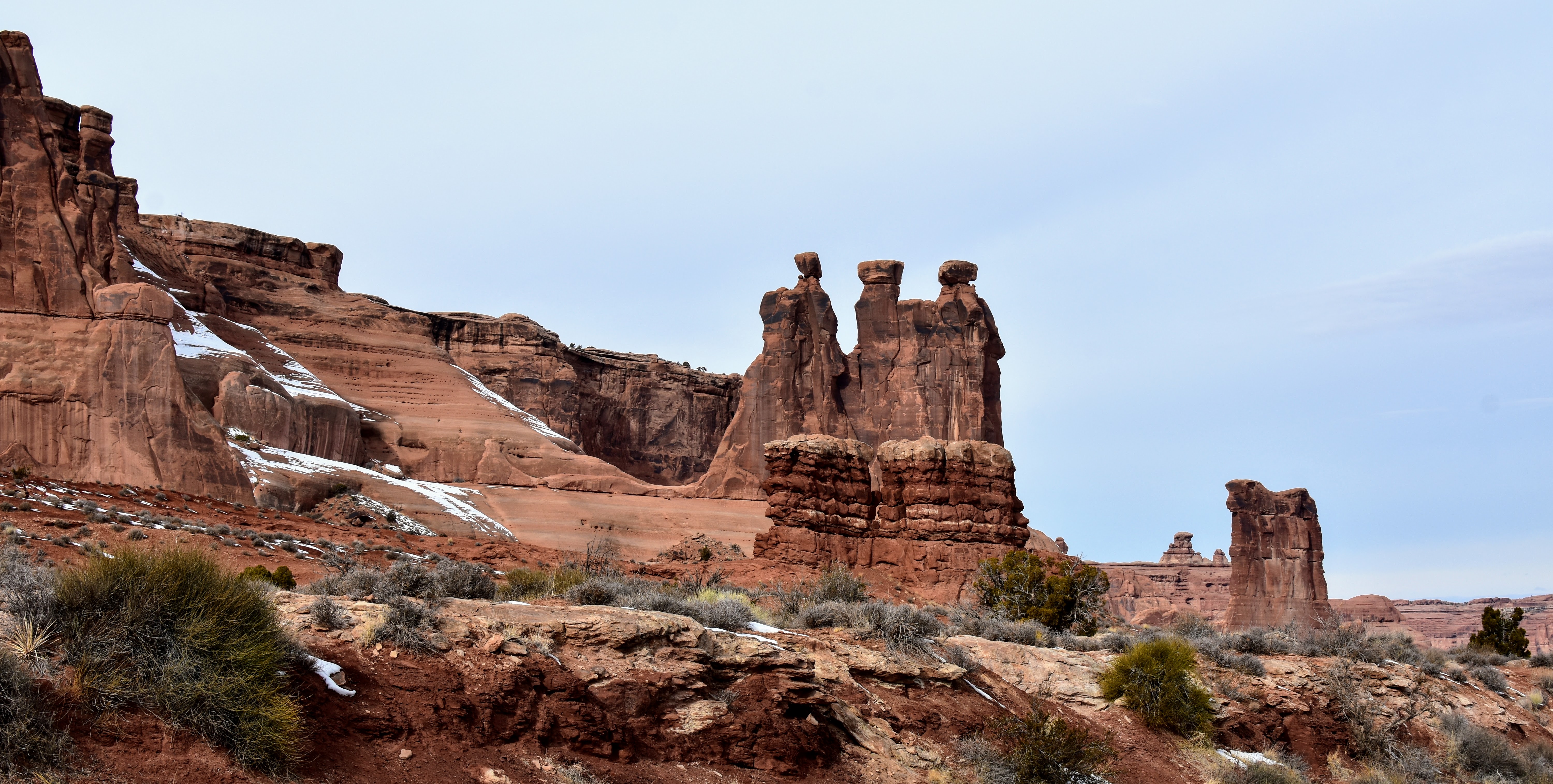 Three Gossips rock formation